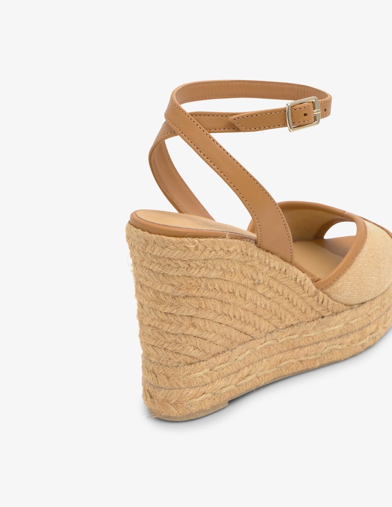 rinascente Castaner Brigitte canvas wedge sandals
