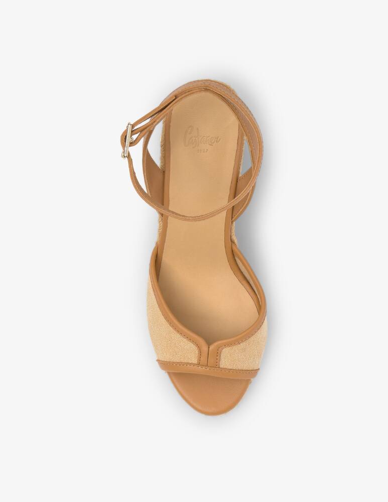 rinascente Castaner Brigitte canvas wedge sandals