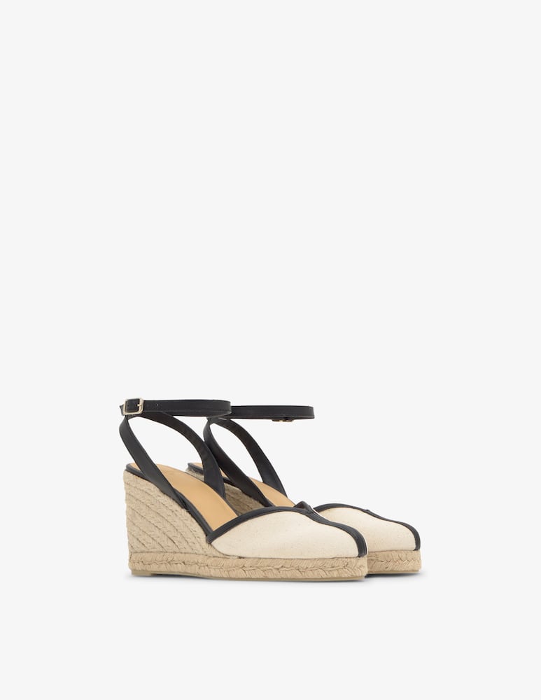 rinascente Castaner Cecilia canvas wedge sandals
