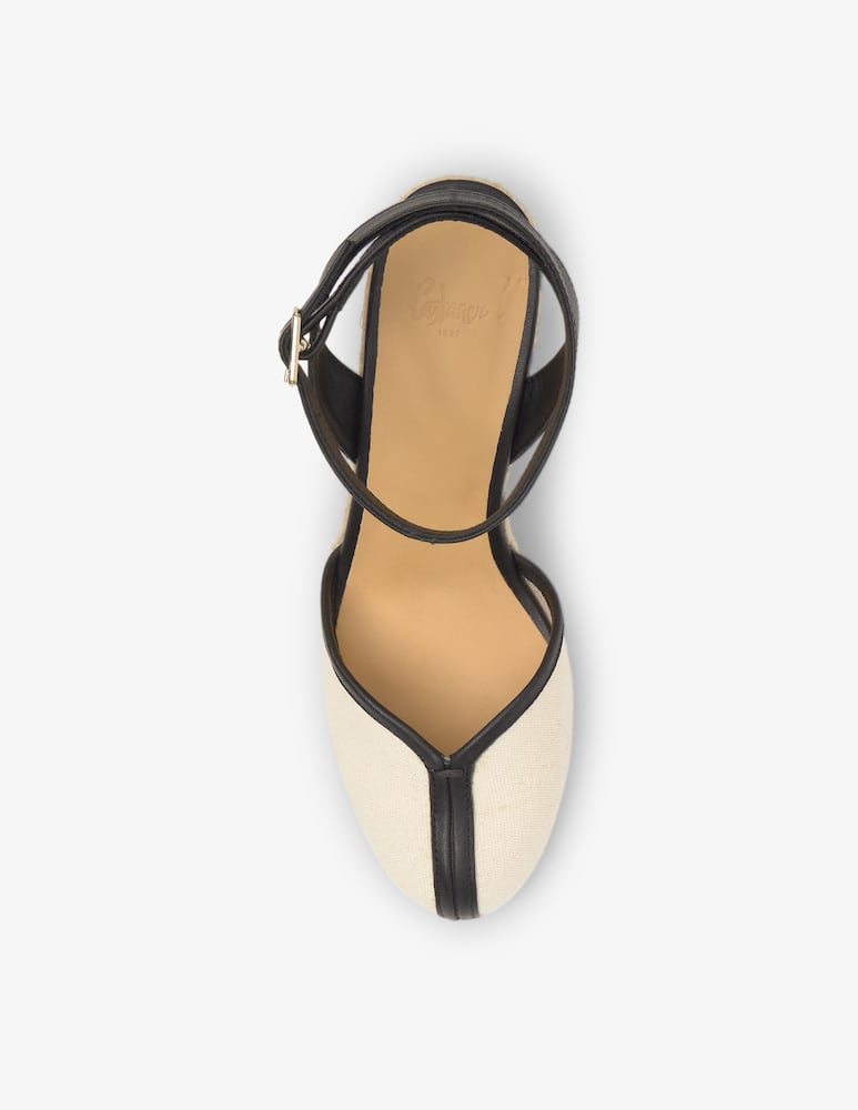 rinascente Castaner Cecilia canvas wedge sandals