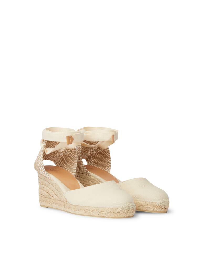 rinascente Castaner Decollete con zeppa Carina - bianco