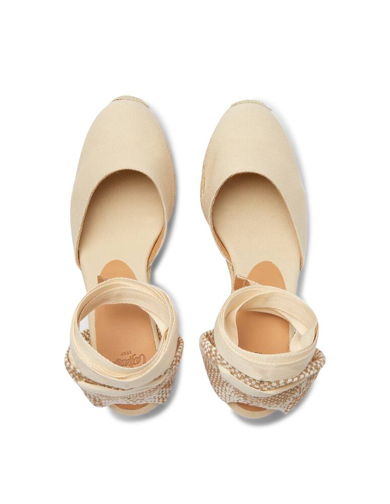 rinascente Castaner Decollete con zeppa Carina - bianco