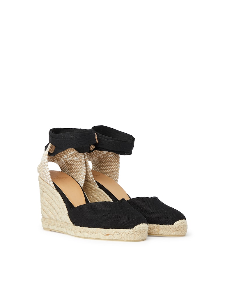 rinascente Castaner Chiara wedge espadrillas - black