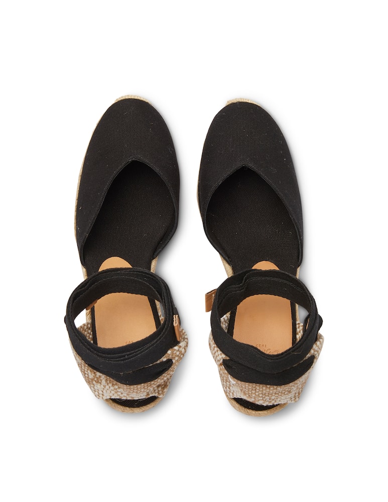 rinascente Castaner Chiara wedge espadrillas - black