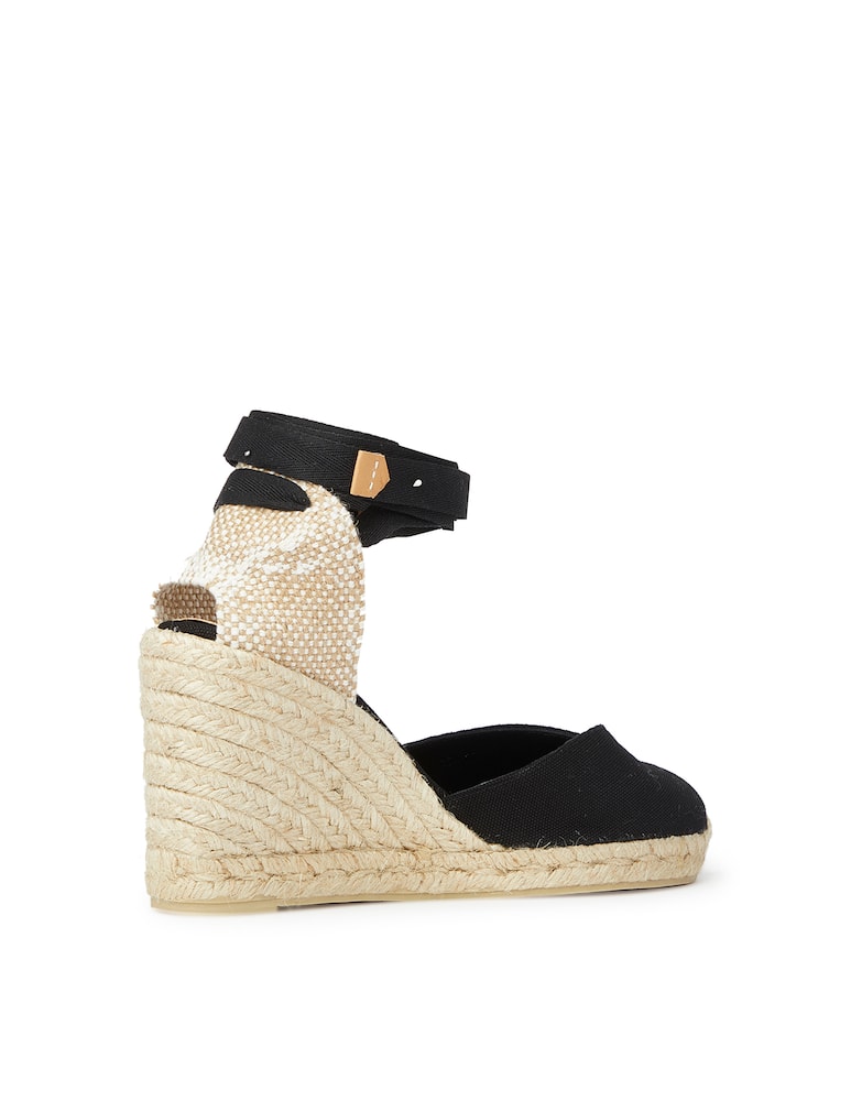 rinascente Castaner Chiara wedge espadrillas - black