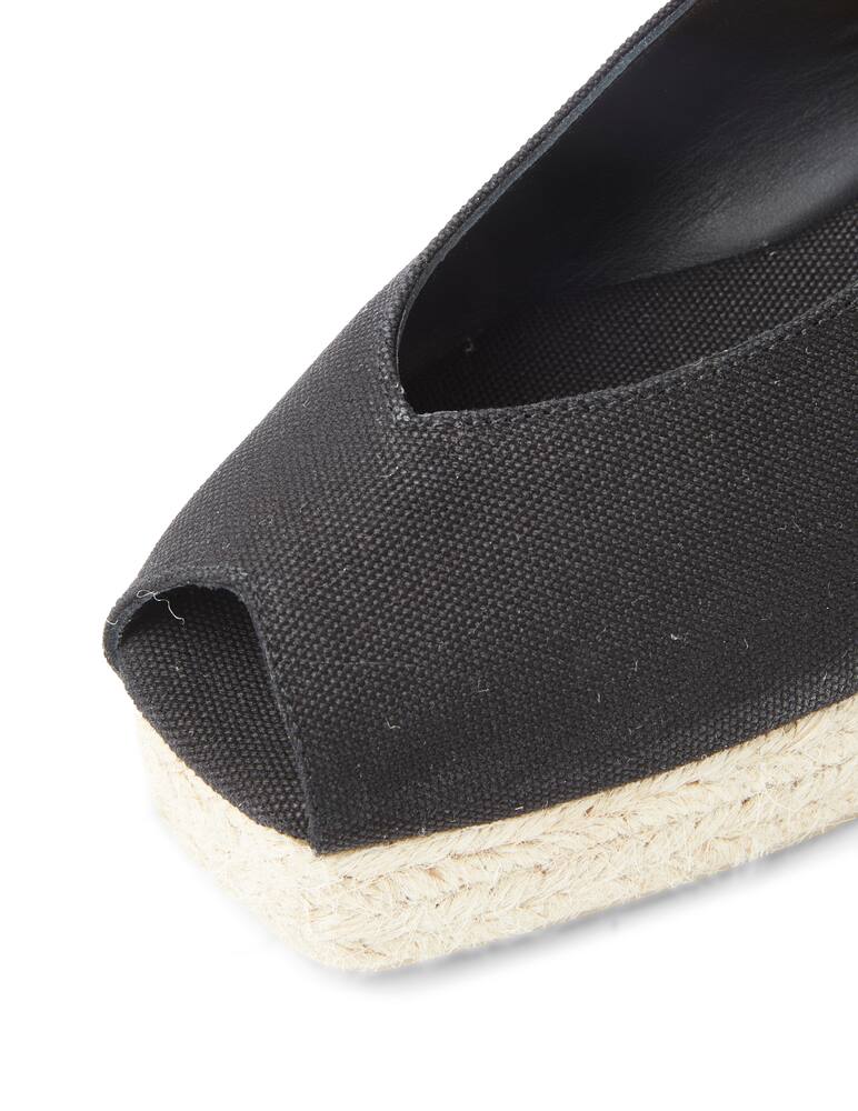 rinascente Castaner Espadrillas con zeppa Dosalia - nero