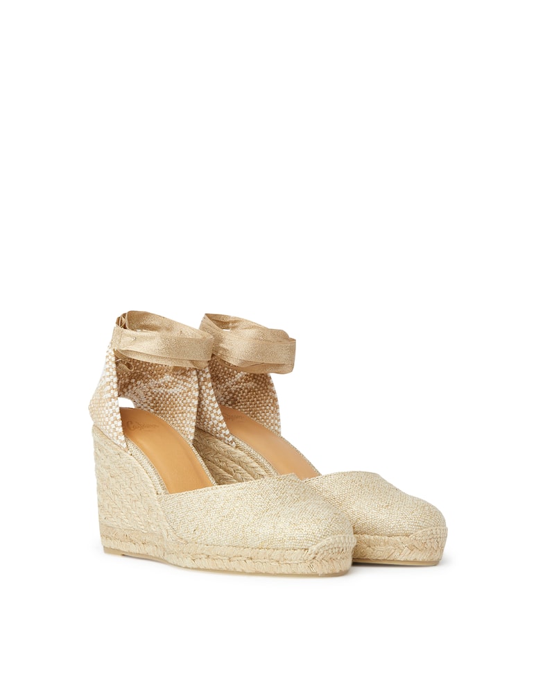 rinascente Castaner Carina pumps wedges with glitter - gold