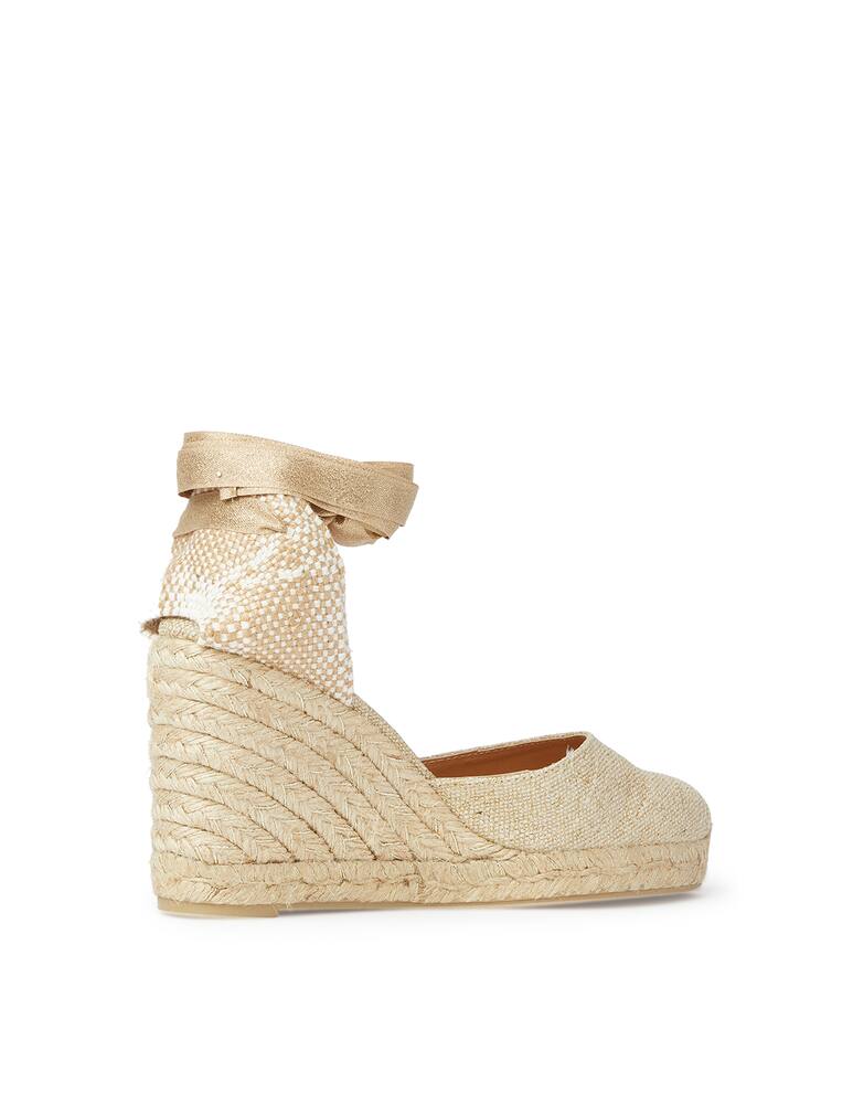 rinascente Castaner Carina pumps wedges with glitter - gold