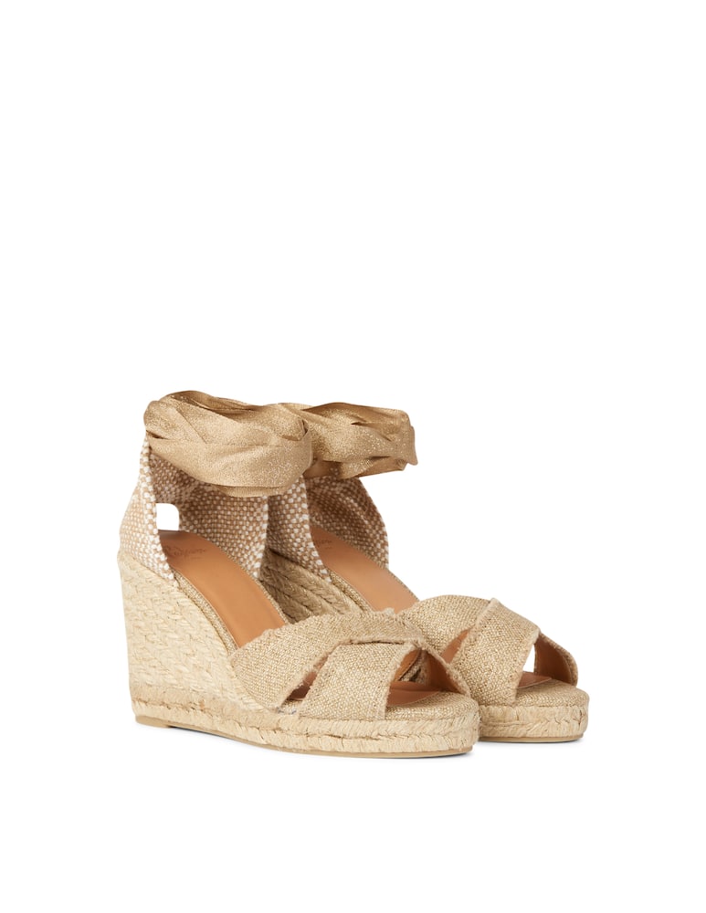 rinascente Castaner Bluma wedge sandals with lace-up