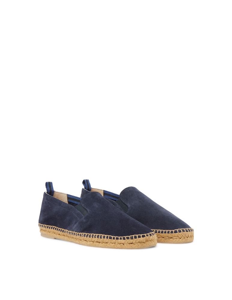 rinascente Castaner Rubber bands suede espadrillas shoes - blue