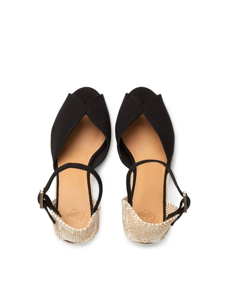 rinascente Castaner Bianca opetoe wedge sandals