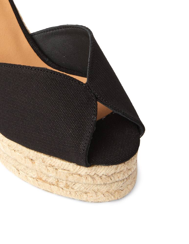 rinascente Castaner Bianca opetoe wedge sandals