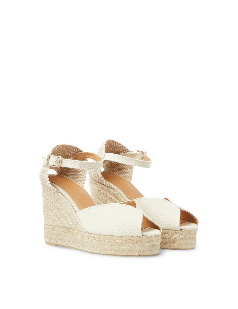 rinascente Castaner Decollete cuore con zeppa - bianco