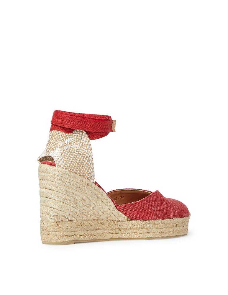 rinascente Castaner Chiara wedge espadrillas - red