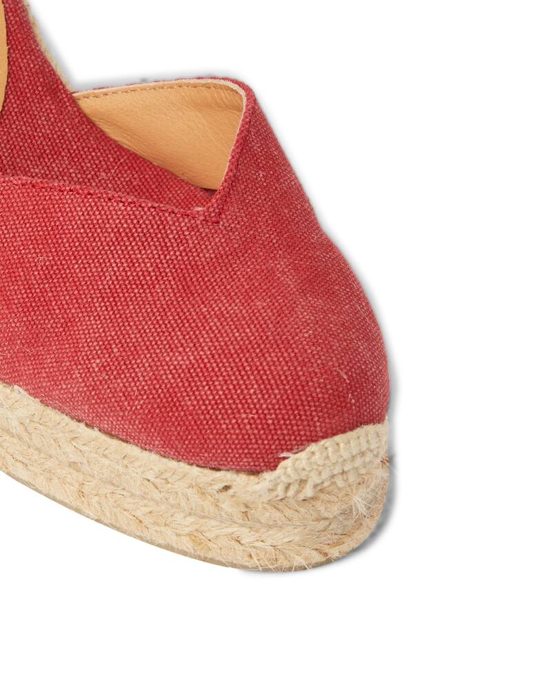 rinascente Castaner Chiara wedge espadrillas - red