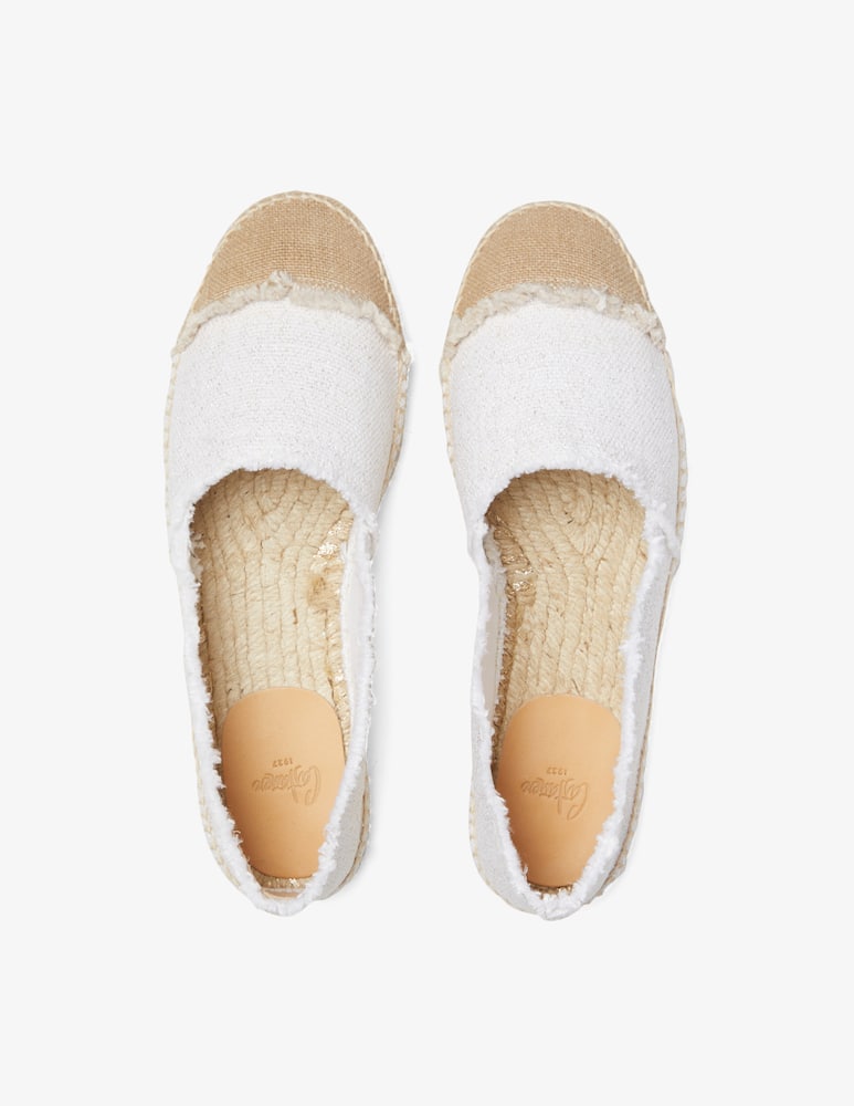 rinascente Castaner Espadrillas with glitter - white