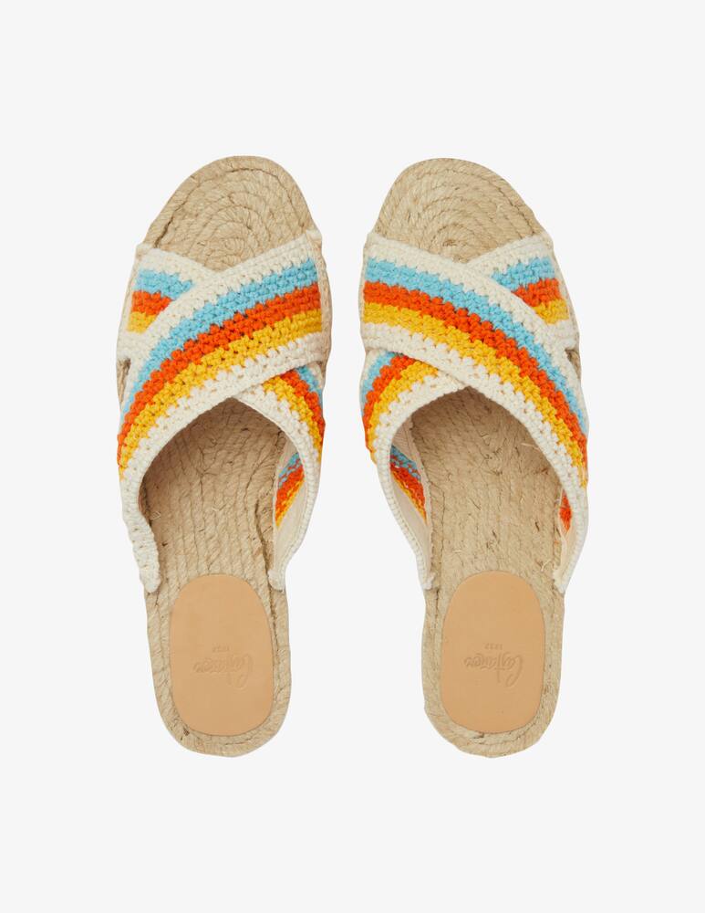 rinascente Castaner Espadrilla Paka lavorati all'uncinetto