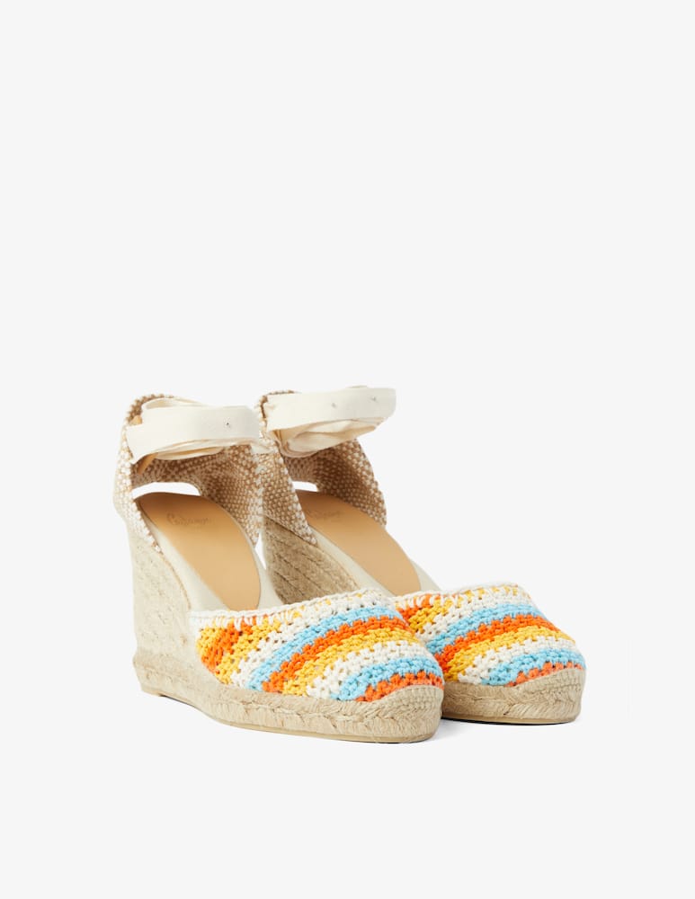 Castaner Espadrilla con zeppa crochet Carina - immagine 2