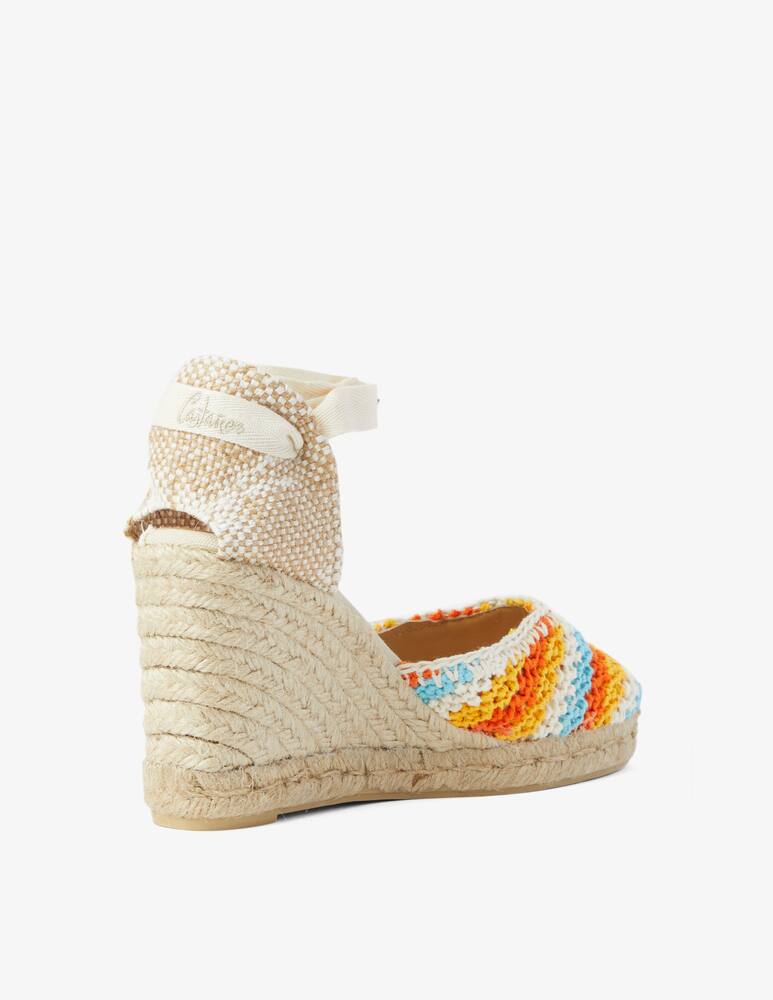Castaner Espadrilla con zeppa crochet Carina - immagine 4