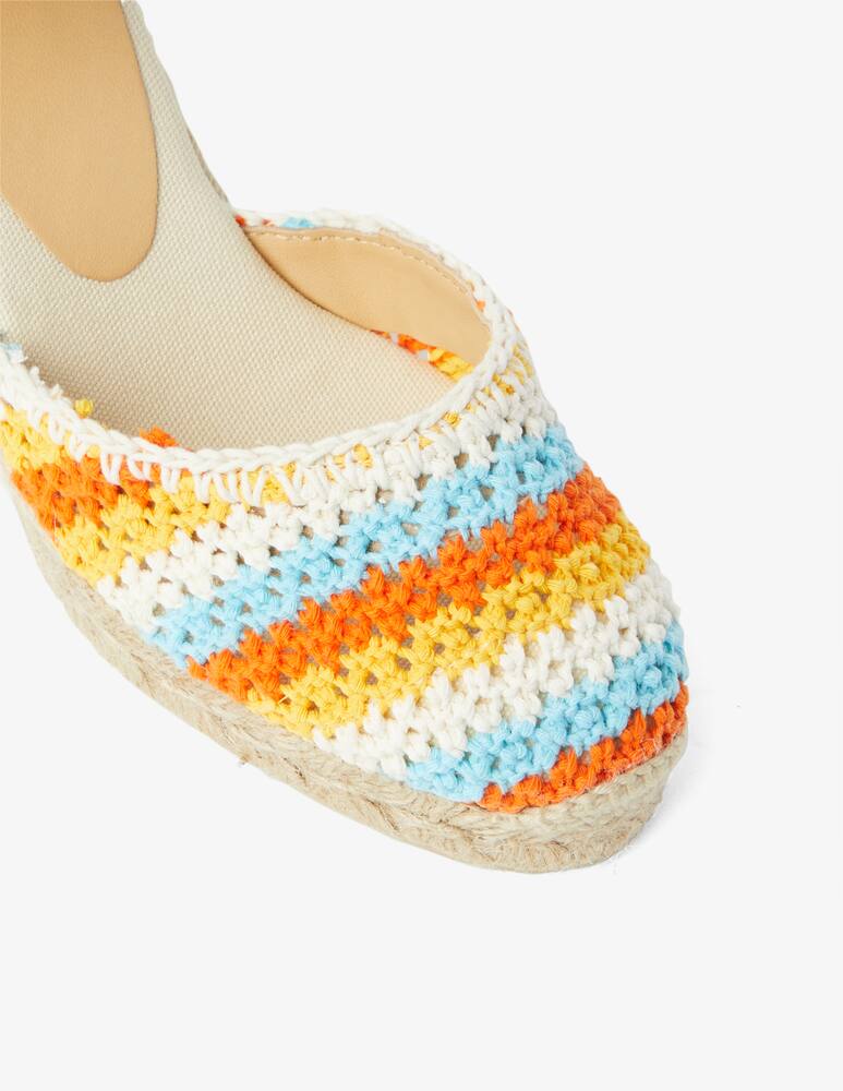 Castaner Espadrilla con zeppa crochet Carina - immagine 5
