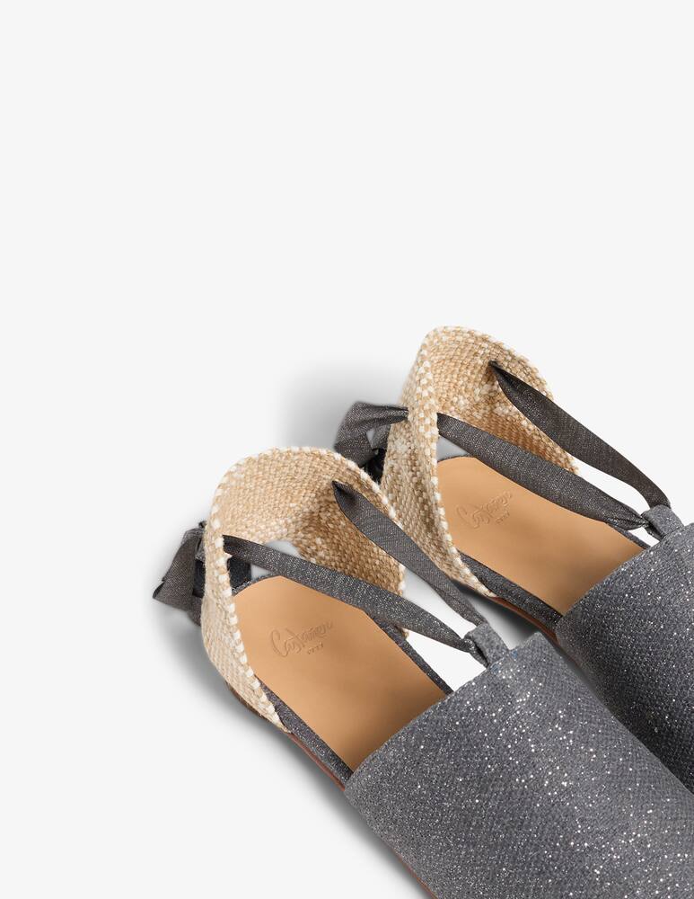 rinascente Castaner New gala lace glitter flat shoes