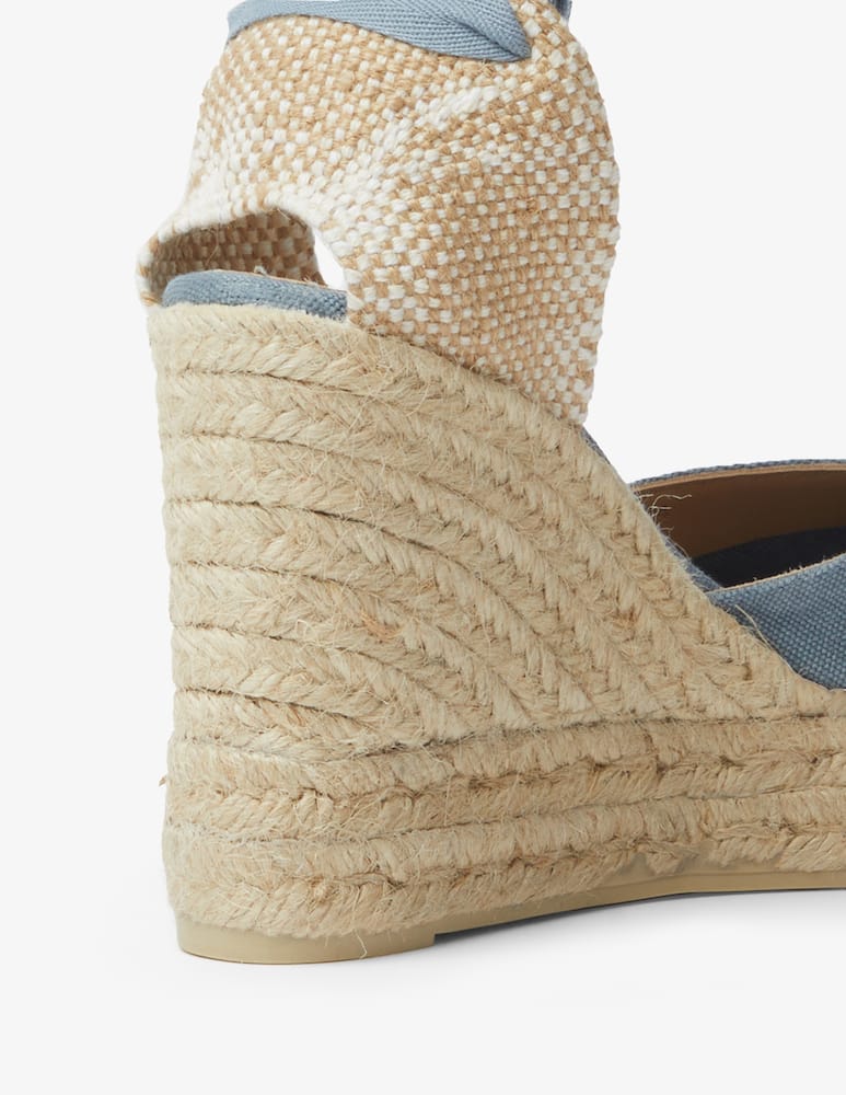 rinascente Castaner Sandali con zeppa Chiara in pizzo