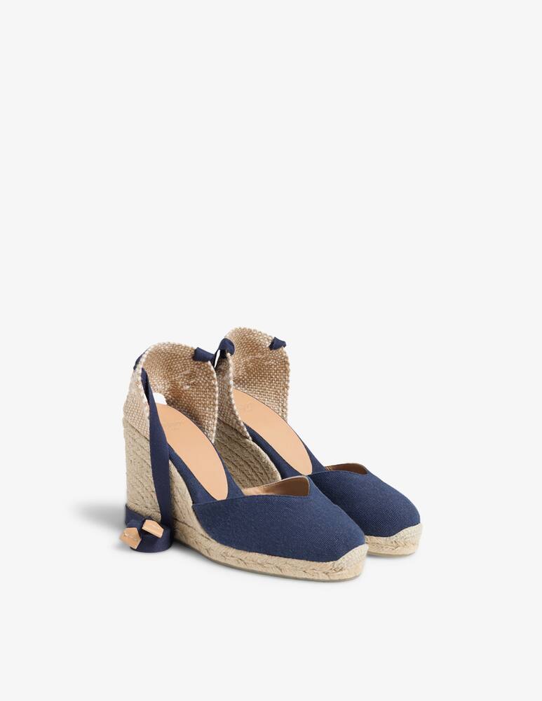 rinascente Castaner Sandali con zeppa Chiara in pizzo