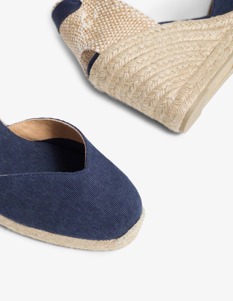 rinascente Castaner Sandali con zeppa Chiara in pizzo