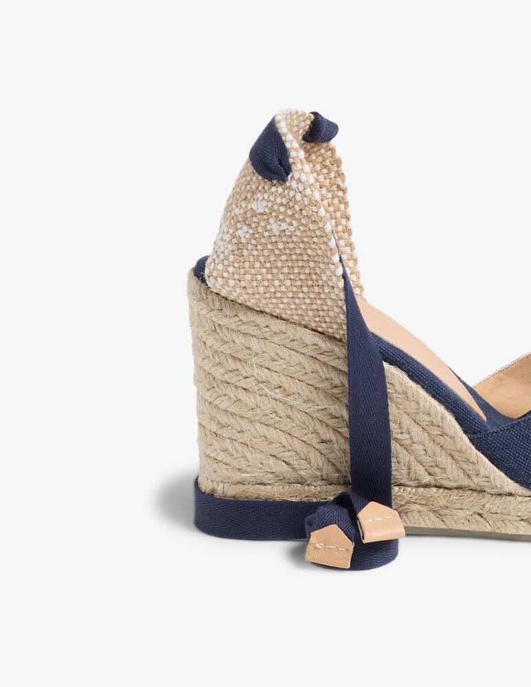 rinascente Castaner Sandali con zeppa Chiara in pizzo