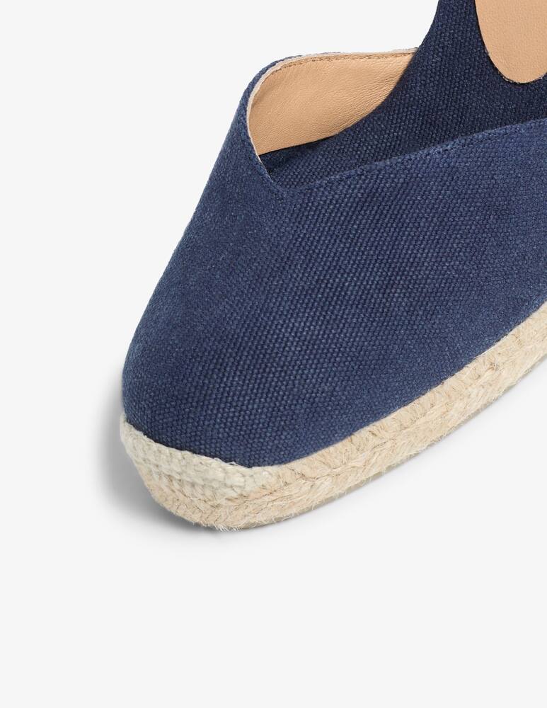 rinascente Castaner Sandali con zeppa Chiara in pizzo