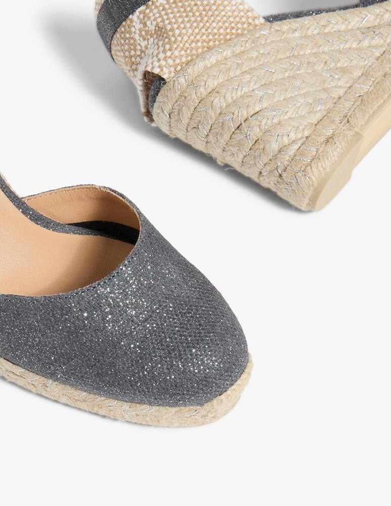 rinascente Castaner Carina lace glitter heeled shoes