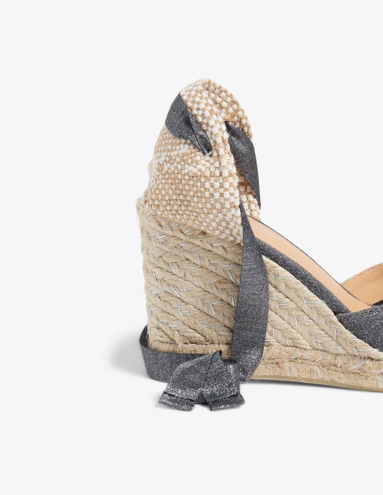 rinascente Castaner Carina lace glitter heeled shoes