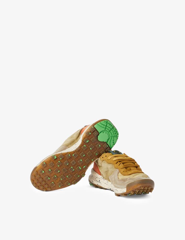 rinascente Satorisan Sneakers chacrona running linen suede - verde