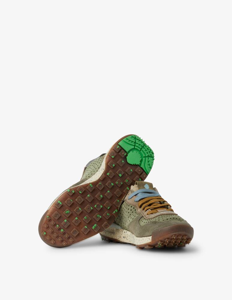 rinascente Satorisan Chacrona perforated leather sneakers