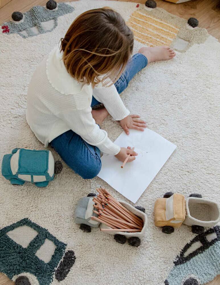 rinascente Lorena Canals Wheels Eco City round carpet