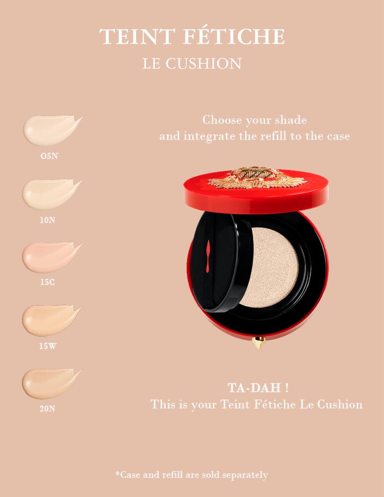 rinascente Christian Louboutin Le Cushion Teint Fétiche Fondotinta Refill 10N Neutral Nude