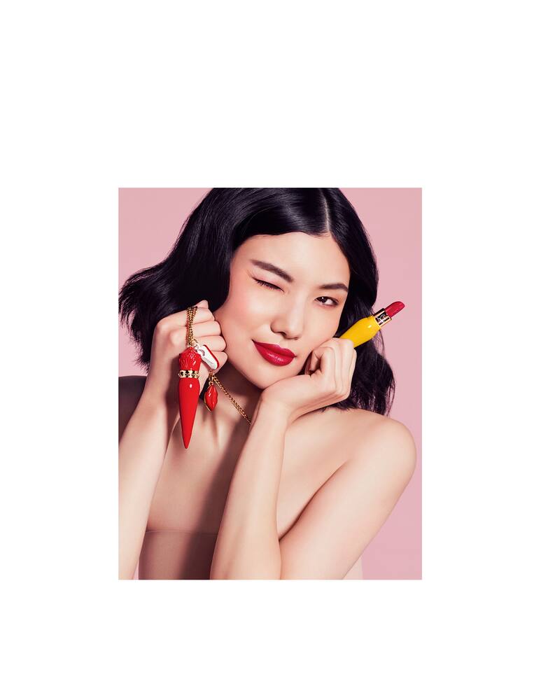 rinascente Christian Louboutin SooooO Glow case ricaricabile per rossetto Le Rose