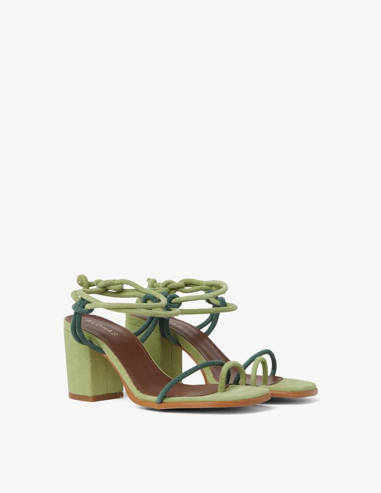 rinascente Alohas Grace suede heeled sandals