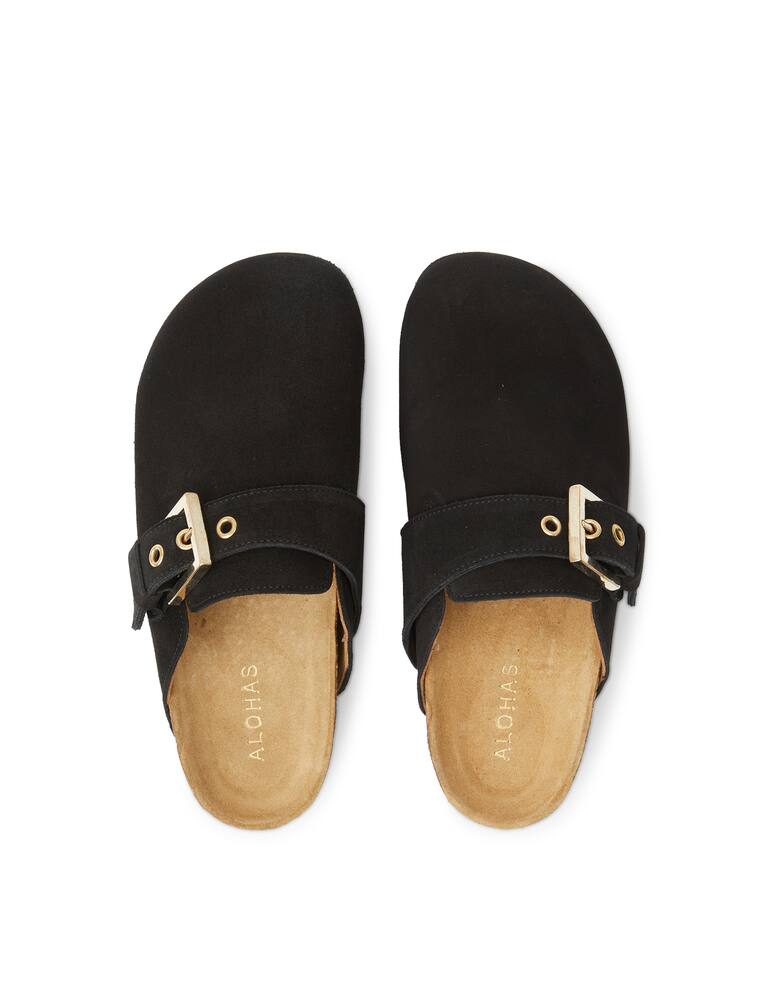 Alohas Zoccolo in suede Cozy - Nero - immagine 3 Alohas Zoccolo in suede Cozy - Nero - immagine 3