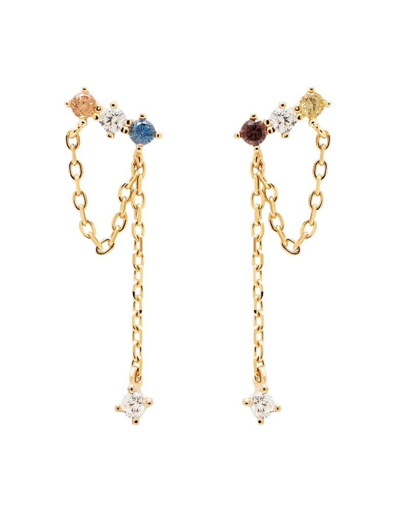 PDPAOLA Orecchni 925 e oro Five Mana - immagine 1 PDPAOLA Orecchni 925 e oro Five Mana - immagine 1