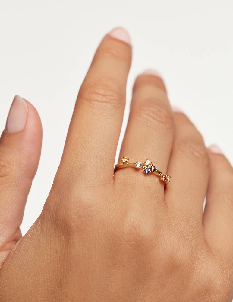 PDPAOLA Five Five ring 925 gold - picture 2 PDPAOLA Five Five ring 925 gold - picture 2