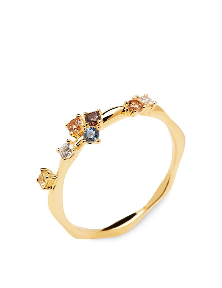 PDPAOLA Five Five ring 925 gold - picture 3 PDPAOLA Five Five ring 925 gold - picture 3