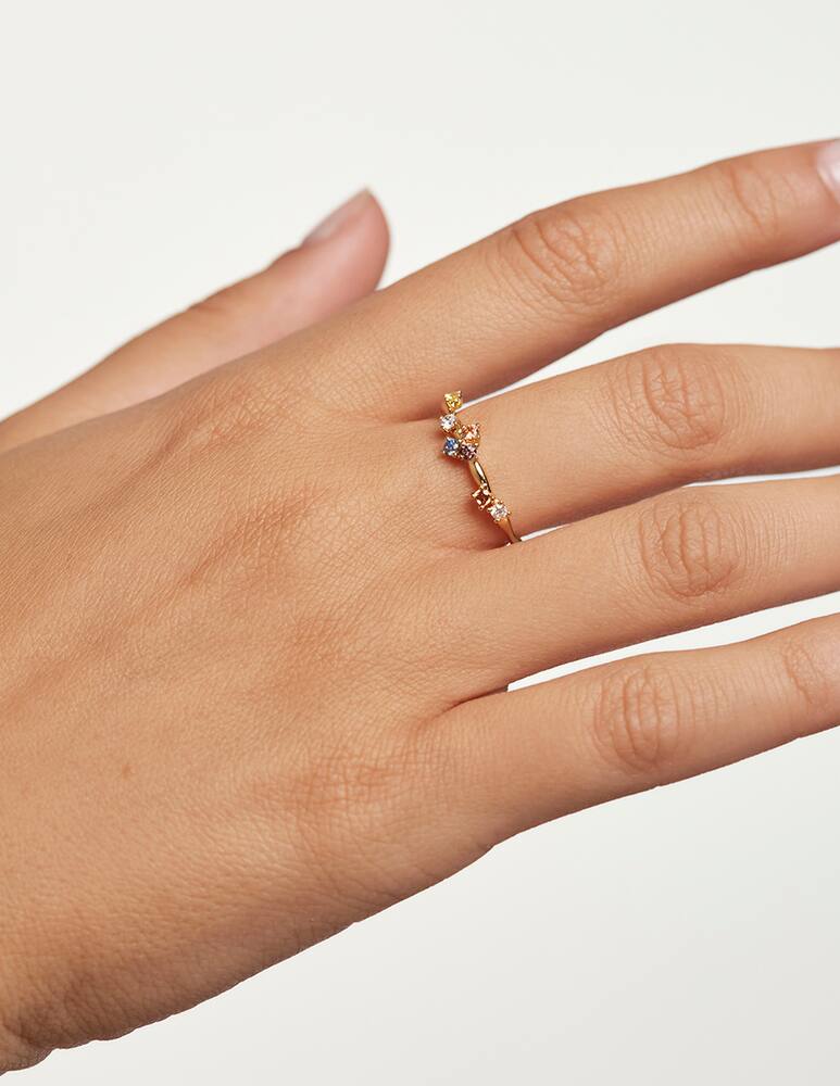 PDPAOLA Five Five ring 925 gold - picture 5 PDPAOLA Five Five ring 925 gold - picture 5