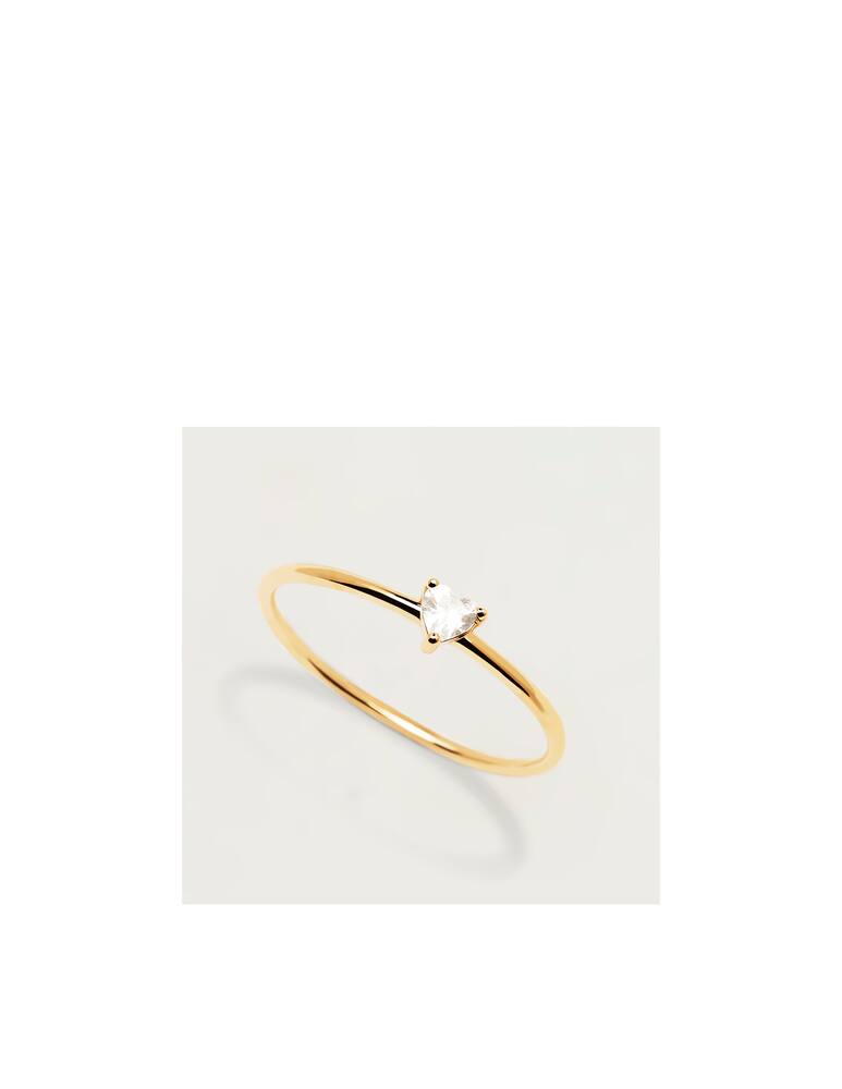 PDPAOLA Anello White heart - immagine 1 PDPAOLA Anello White heart - immagine 1