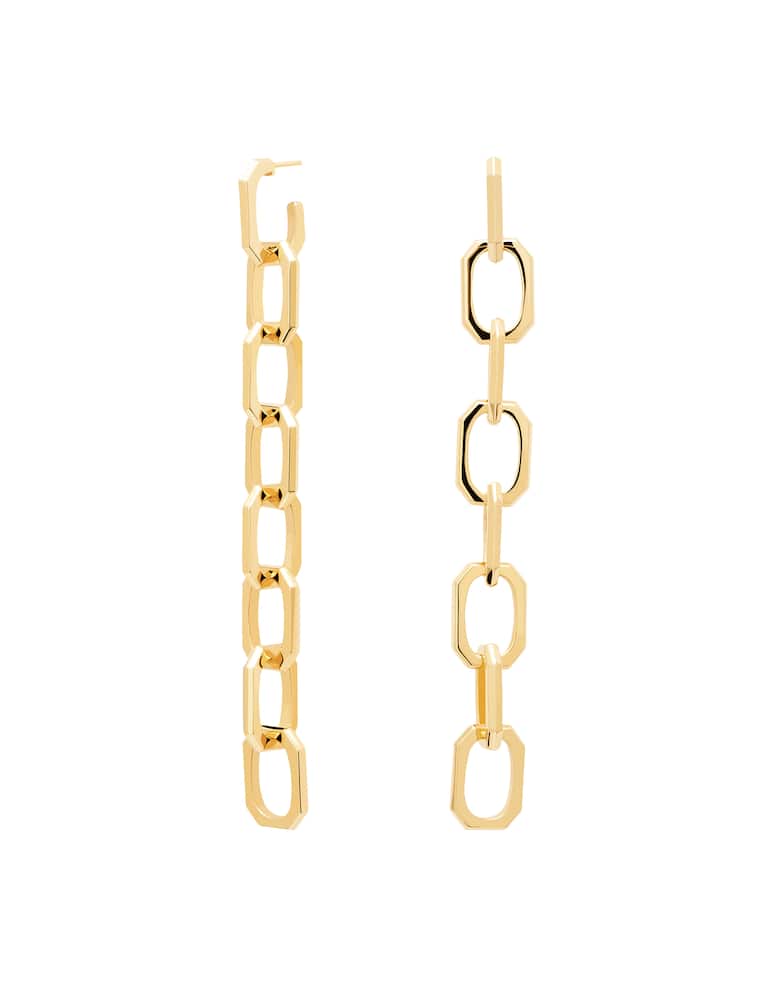 rinascente PDPAOLA Orecchini a catena oro Endless Signature