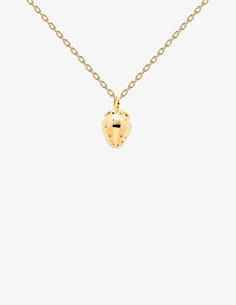 PDPAOLA La Fraise gold necklace - picture 1 PDPAOLA La Fraise gold necklace - picture 1
