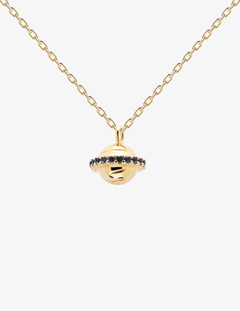 rinascente PDPAOLA Saturn trip gold necklace