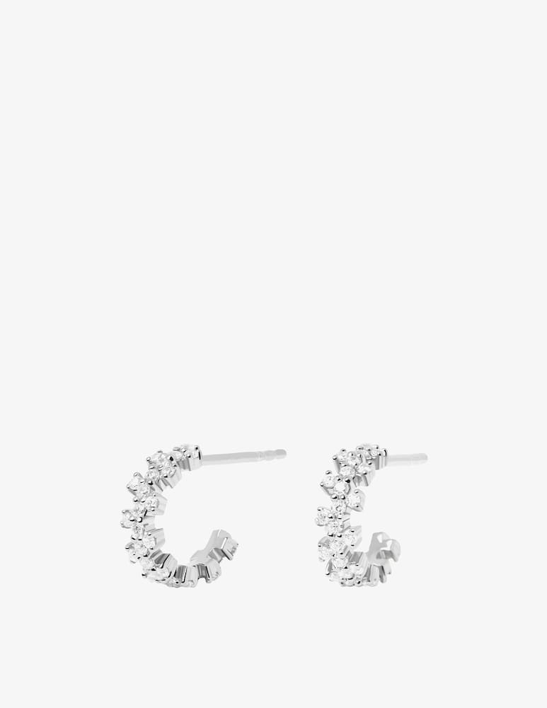 PDPAOLA Orecchini little crown silver - immagine 1 PDPAOLA Orecchini little crown silver - immagine 1