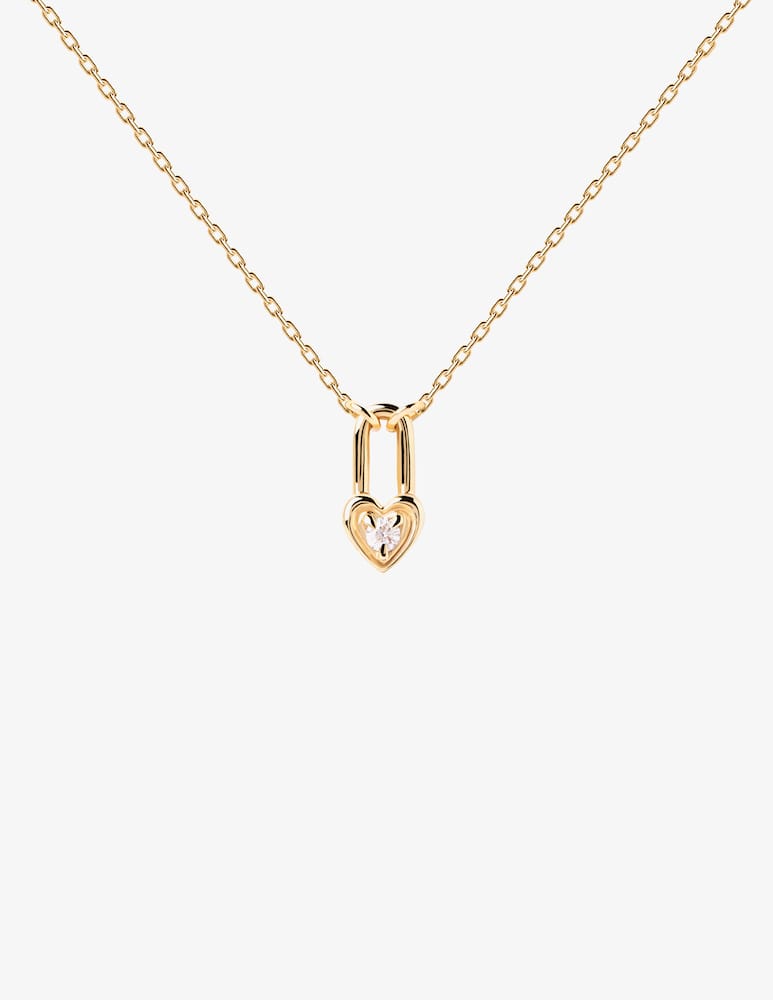 rinascente PDPAOLA New Essentials Heart Padlock  necklace
