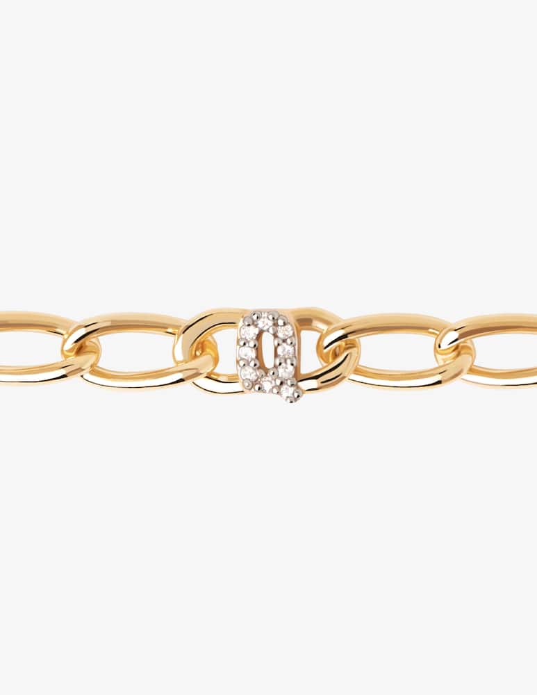 rinascente PDPAOLA Mini letter bracelet